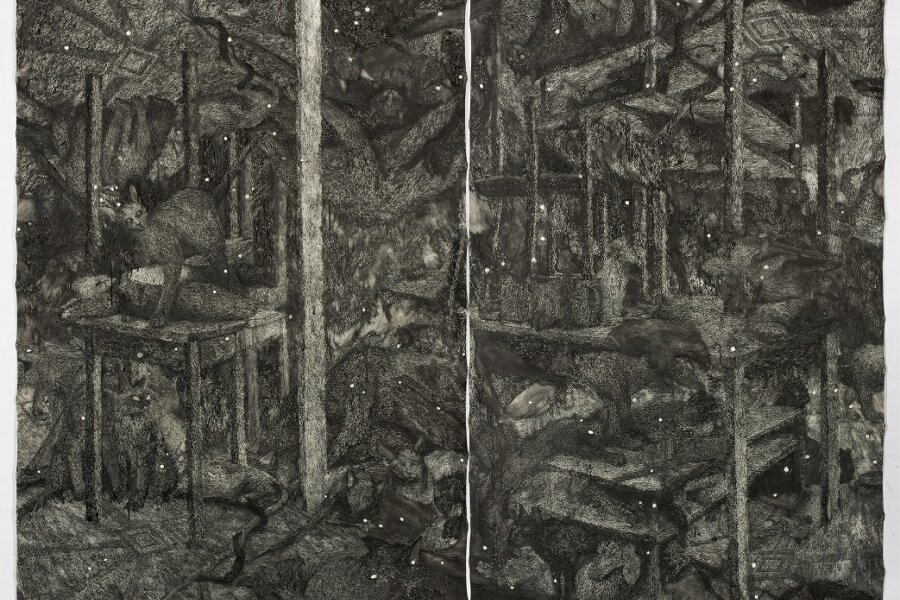 Dana Sahánková: Bez názvu II - I, 2014